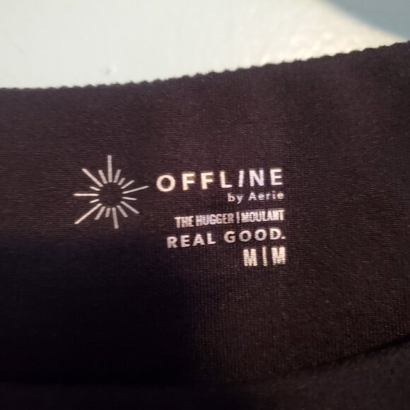 Aerie Solid Black Sporty The Hugger Mini Dress Women's Size Medium - Picture 6 of 6